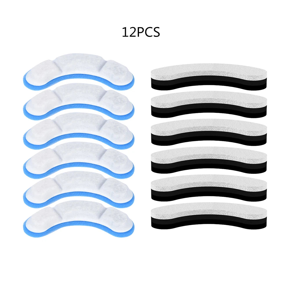 3/6/12PCS Cat Water Fountain Replacement Filter Elements Activated for Cats Pet Drinking Bowl Auto Feeder