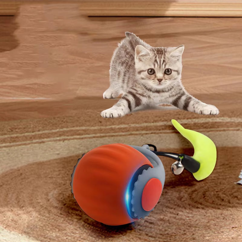 Electric Self-Exciting Cat Toy Ball - Safe, Bite-Resistant, and Engaging for Pets