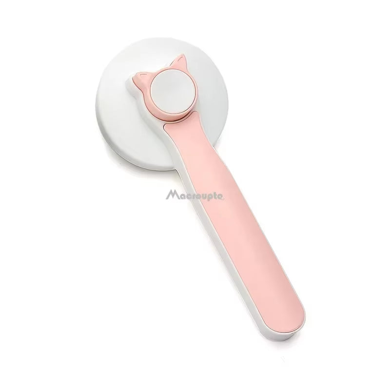 Self-Cleaning Slicker Brush for Dogs and Cats - Undercoat Removal and Massage Comb for Enhanced Circulation