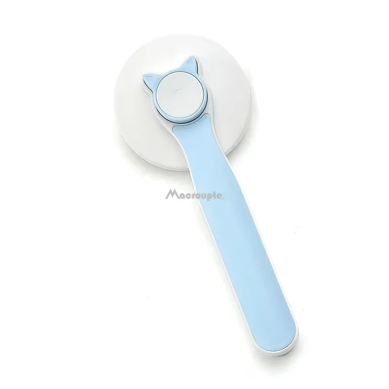 Self-Cleaning Slicker Brush for Dogs and Cats - Undercoat Removal and Massage Comb for Enhanced Circulation